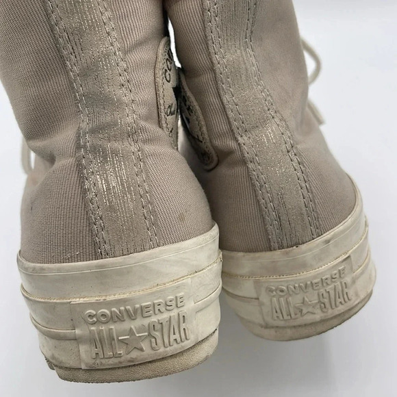 Converse Chuck Taylor All Star Lift Ripple High Tops, beige - Picture 9 of 11